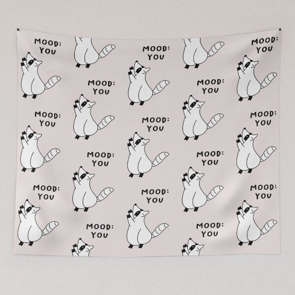 Item preview, Mood- you | Cute Raccoon Illustration (Stimmung: du) designed and sold by RM-Journey.