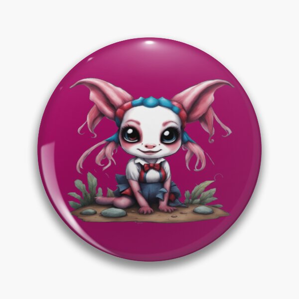 Item preview, Harley The Axolotl, Product Colour: Magenta designed and sold by Midnight Veil Designs.
