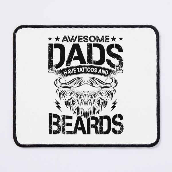 Item preview, Awesome Dads Have Tattoos And Beards Father Day Celebration designed and sold by NovaGenArt.