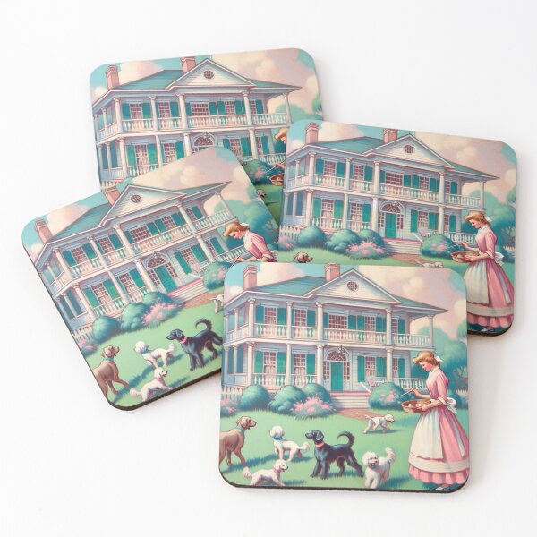 Item preview, Canine Gathering | Vintage Dog Lovers Art designed and sold by litchick1977.