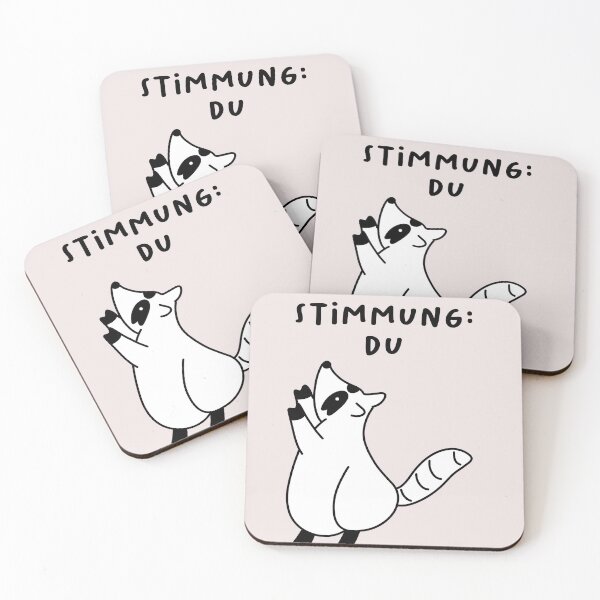 Item preview, stimmung- du | Cute Raccoon Illustration (Stimmung: du) designed and sold by RM-Journey.