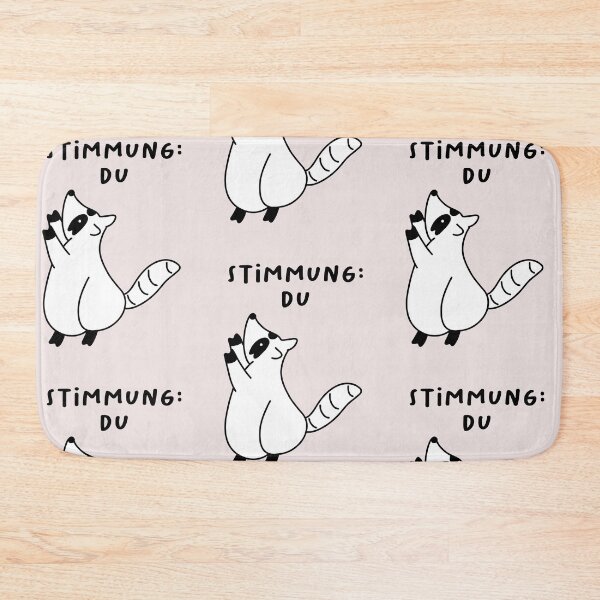 Item preview, stimmung- du | Cute Raccoon Illustration (Stimmung: du) designed and sold by RM-Journey.