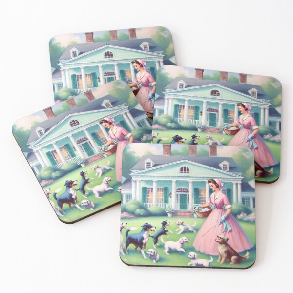Item preview, Furry Friends | Vintage Canine Companions Art designed and sold by litchick1977.