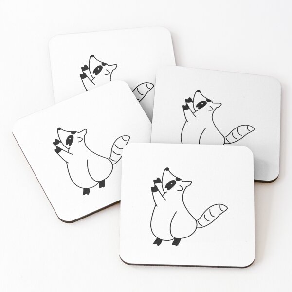 Item preview, Cute Raccoon Illustration  | Simple & Minimalist Design designed and sold by RM-Journey.