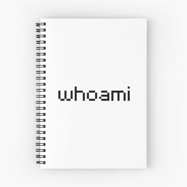 Item preview, 'whoami' Pixel Art Command Line designed and sold by AwkwardPinecone.