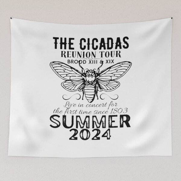 Item preview, Reunion Tour Swarm Cicadas Brood XIII XIX Summer 2024 designed and sold by stylechoc.