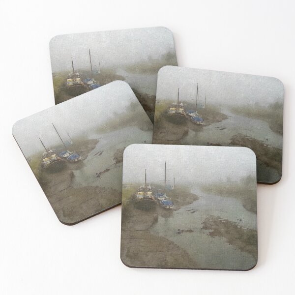 Item preview, Foggy River Crouch Winter Scene designed and sold by stevepaint.