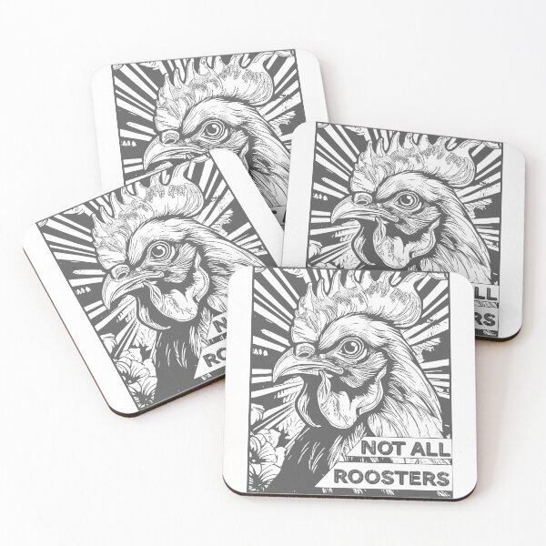 Item preview, Not All Roosters Monochrome designed and sold by abraxisdesign.