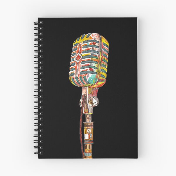 Item preview, Retro Colorful Microphone Art designed and sold by oddfolio.
