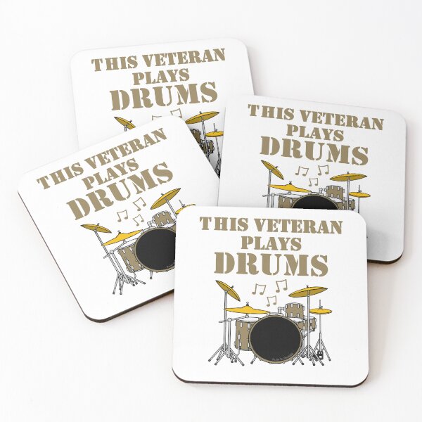 Item preview, This Veteran Plays Drums, Drummer Percussionist Musician designed and sold by doodlerob.