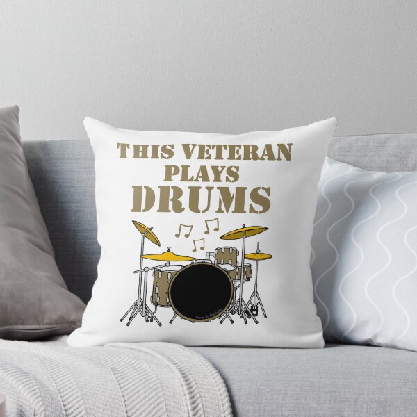 Aperçu de l'œuvre Ce vétéran joue de la batterie, batteur, percussionniste, musicien créée et vendue par doodlerob.