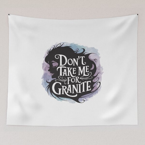 Item preview, Don't take me for granite, geology joke pun designed and sold by samjretro.