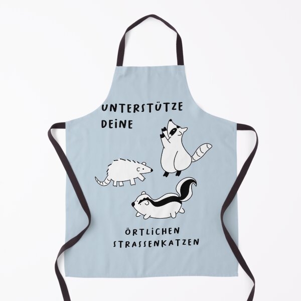 Item preview, Untertstütze deine örtlichen Straßenkatzen | Cute Illustration of a raccoon, an opossum, and a skunk designed and sold by RM-Journey.