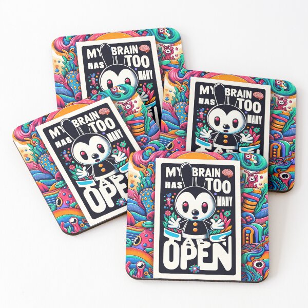 Item preview, My Brain Has Too Many Tabs Open - Oswald The Lucky Rabbit designed and sold by deepglitchart.