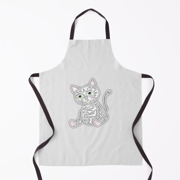 Item preview, White cloudy robot cat designed and sold by blackygoldcat.