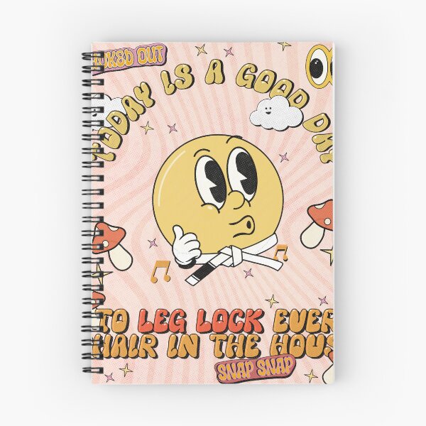 Item preview, Brazilian Jiu-Jitsu BJJ Martial Arts Funny Retro Groovy Flower Leg Lock designed and sold by Stefan Slater.