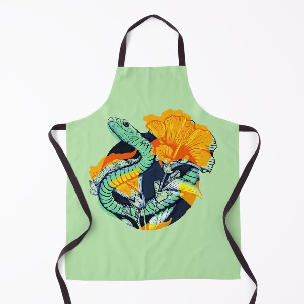 Item preview, Tropical snake and flowers designed and sold by Rômulo Queiroz.