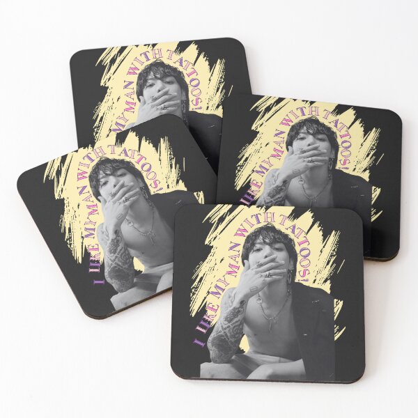 Item preview, BTS Junkook I like my man with Tattoos designed and sold by BTSFanmerch.