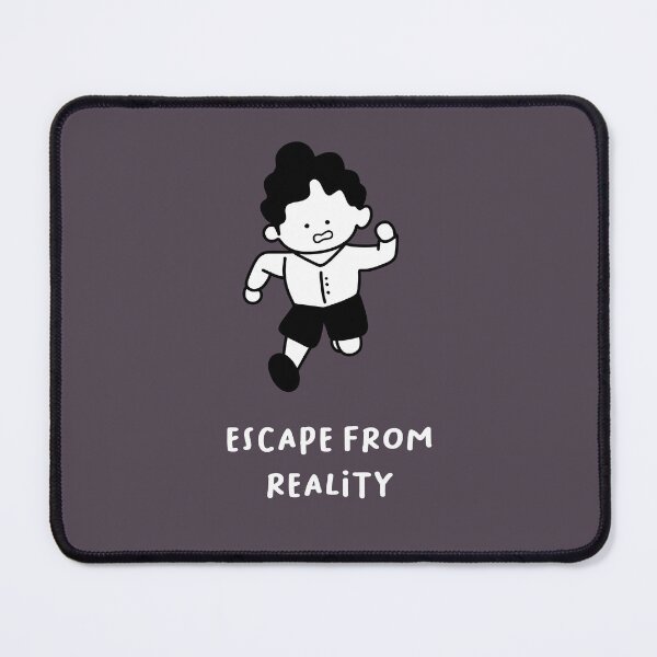 Item preview, Escape From Reality | Cute Illustration of a Boy Running with Fear designed and sold by RM-Journey.