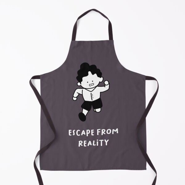 Item preview, Escape From Reality | Cute Illustration of a Boy Running with Fear designed and sold by RM-Journey.