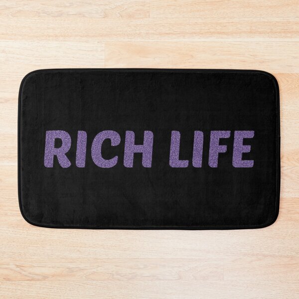 Item preview, Rich life | Quote | Glitter text |  designed and sold by GeorgetaHere.