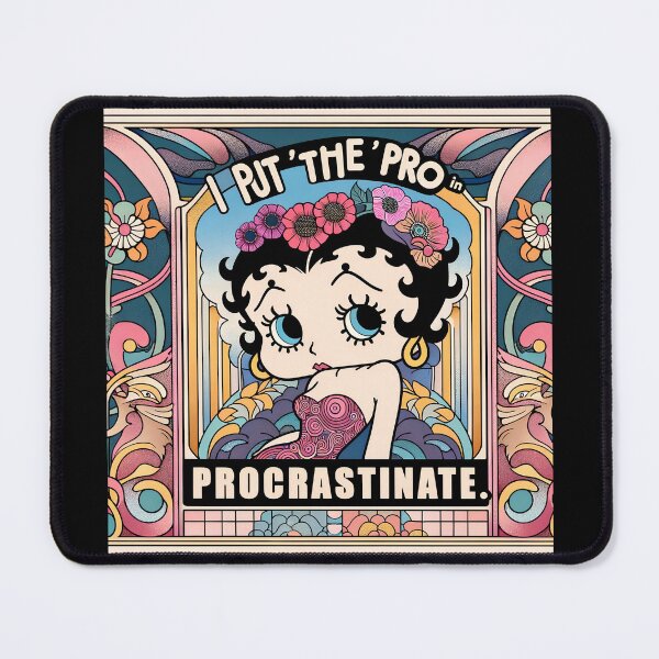Item preview, I put the pro in procrastinate - Betty Boop designed and sold by deepglitchart.