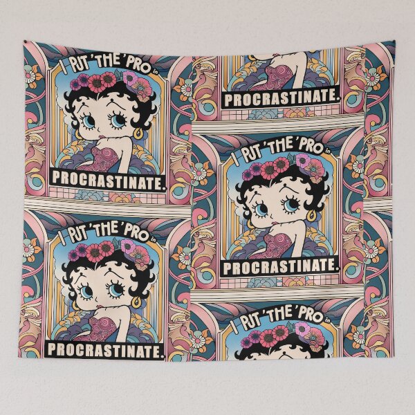 Item preview, I put the pro in procrastinate - Betty Boop designed and sold by deepglitchart.