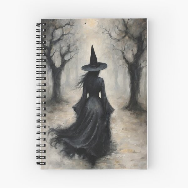 Item preview, Witch of the Haunted Woods | Dark Moody Halloween Gothic Witch Art designed and sold by Arwen-Art.