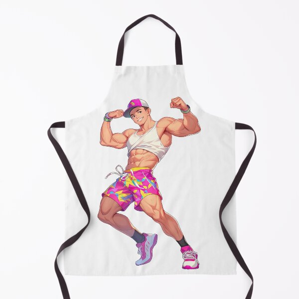 Item preview, Cute Muscular Gay Guy Flexing designed and sold by homorohomo.