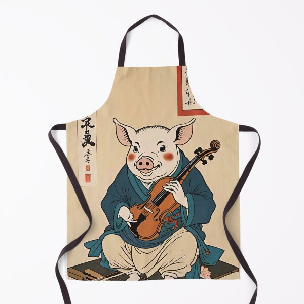 Item preview, a pig playing the violin designed and sold by McKale Jonas.