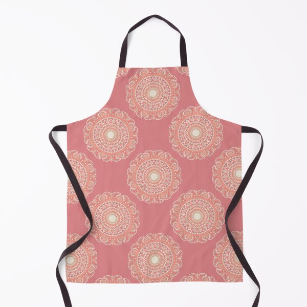 Item preview, Ornate Peach Plethora Polka Dot Mandala designed and sold by Triplicate Limited.