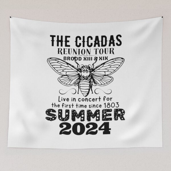 Item preview, Reunion Tour Swarm Cicadas Brood XIII XIX Summer 2024 designed and sold by stylechoc.