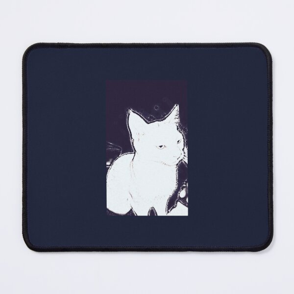 Item preview, beautiful angry white cat designed and sold by Monica-Vald.