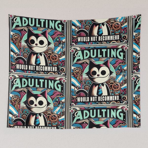 Item preview, Adulting: would not recommend - Felix The Cat designed and sold by deepglitchart.