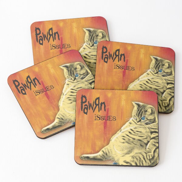 Item preview, Pawrn Issues funny cat designed and sold by catsandmetal666.