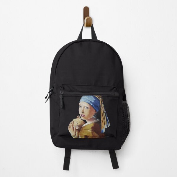 Item preview, Girl with a pearl earring and a cat designed and sold by Frank J. Art.