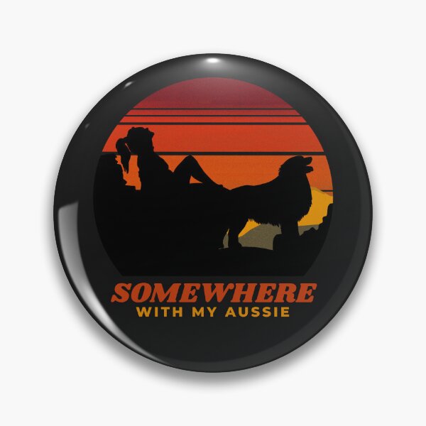 Item preview, Somewhere With My Aussie Womens Adventurous Australian Shepherd designed and sold by Guarddogdrive.