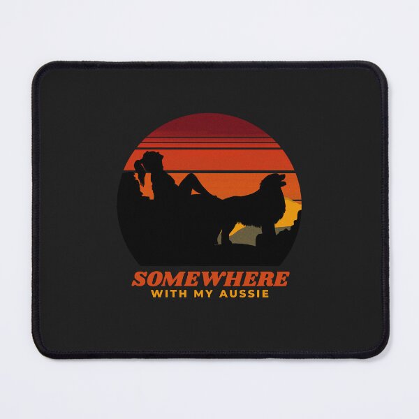 Item preview, Somewhere With My Aussie Womens Adventurous Australian Shepherd designed and sold by Guarddogdrive.