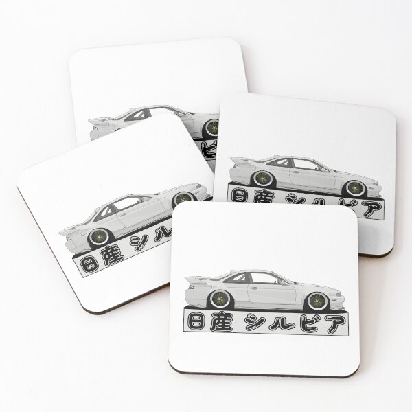 Item preview, Japanese Nissan Silvia S14 designed and sold by Slammed Sketches.