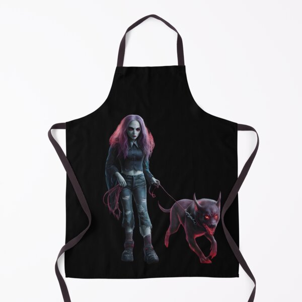 Item preview, Evil Girl And Evil Dog designed and sold by Haunting Visions.