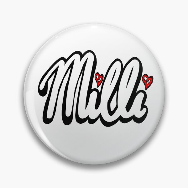 Item preview, Milli popular girls first name in white. Personalized personalised customised name Milli designed and sold by Artonmytee.