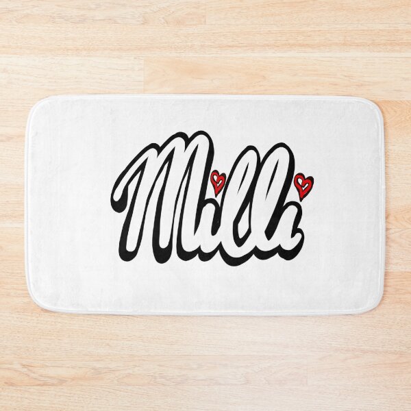 Item preview, Milli popular girls first name in white. Personalized personalised customised name Milli designed and sold by Artonmytee.
