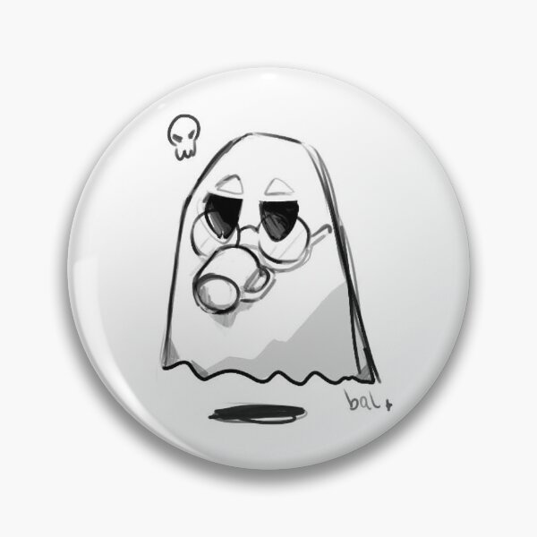 Item preview, Ghost coffee time botton designed and sold by Stargirlbabis18.