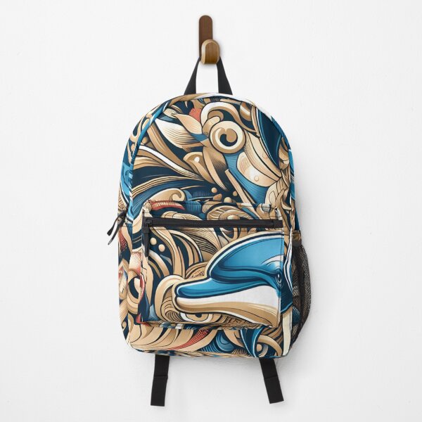 Item preview, Ornate Dolphin Illustration designed and sold by aminz4.