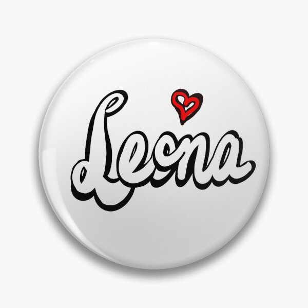 Item preview, Leona popular girls first name in white. Personalized personalised customised name Leona designed and sold by Artonmytee.