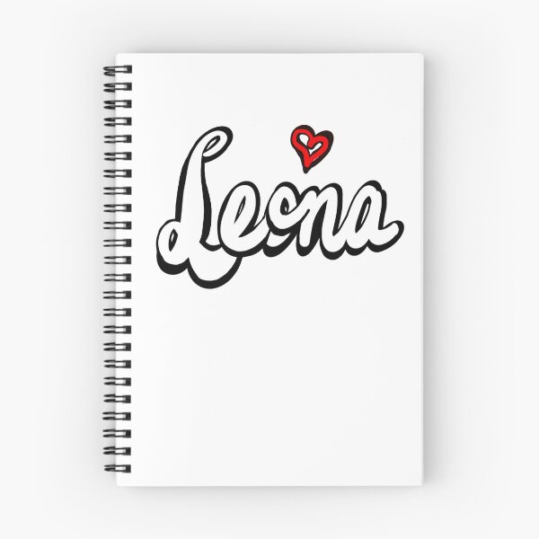 Item preview, Leona popular girls first name in white. Personalized personalised customised name Leona designed and sold by Artonmytee.