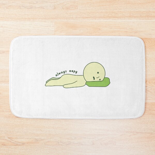 Item preview, "always eepy" sleepy smiski figure designed and sold by simpleactivist.
