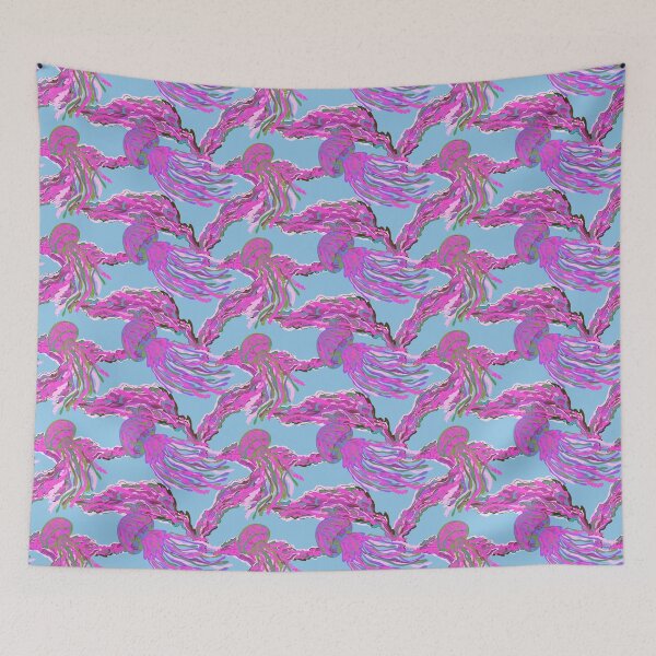 Item preview, Wavy Jellyfish Colorful Sea Animals designed and sold by NayaChu.