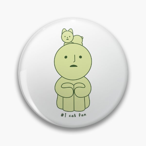 Item preview, #1 cat fan smiski sticker cute designed and sold by simpleactivist.