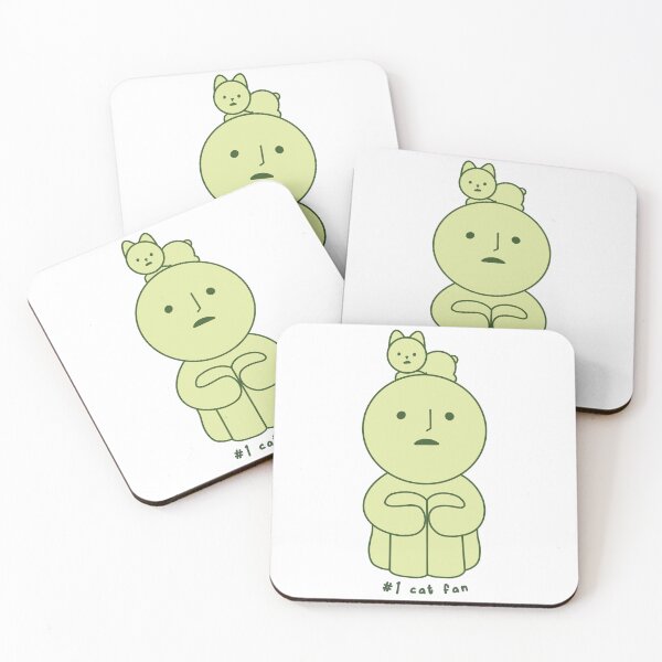 Item preview, #1 cat fan smiski sticker cute designed and sold by simpleactivist.